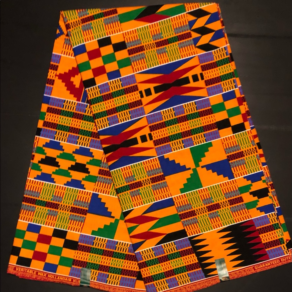 Kente Print|African Print Fabric|Super Wax Cotton